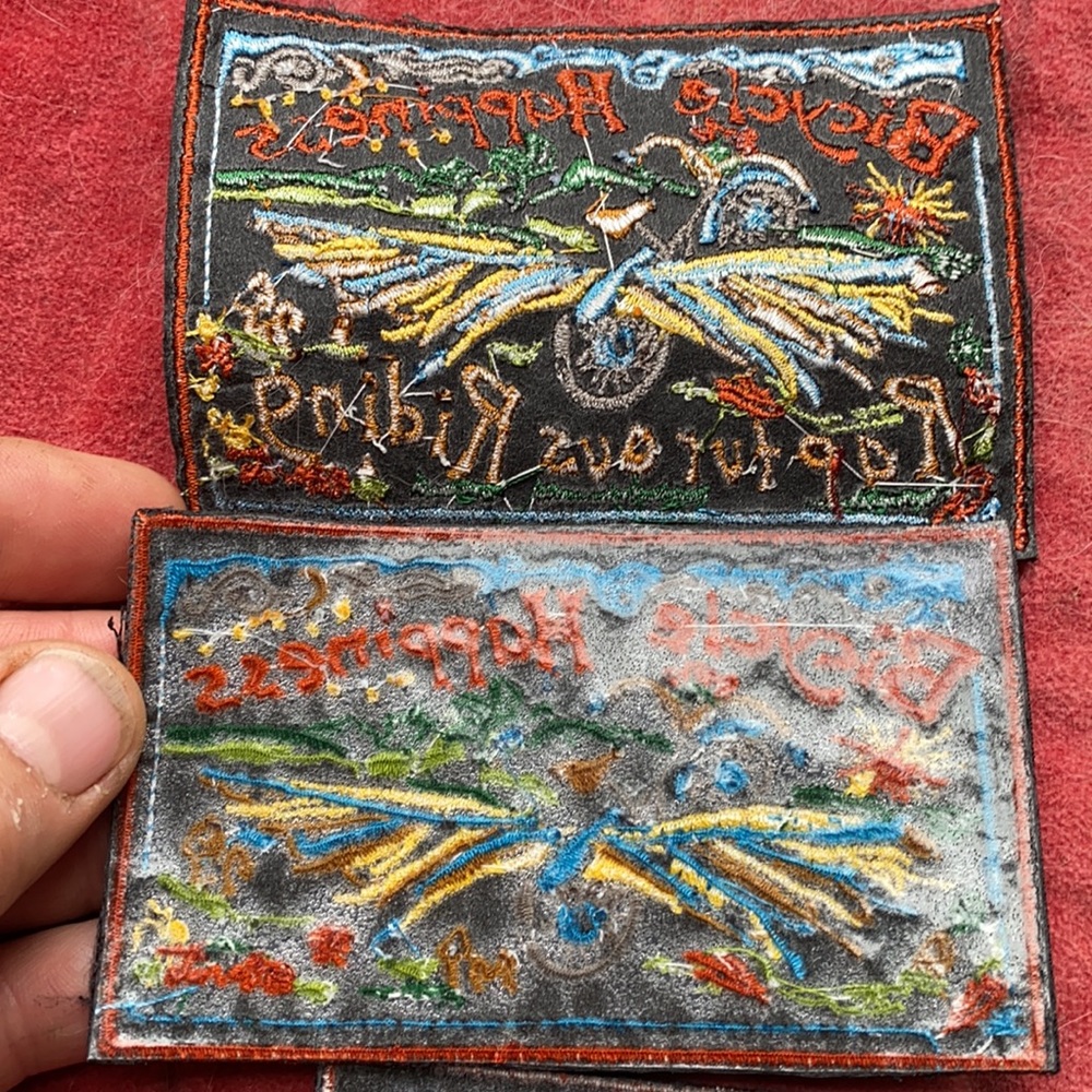 Bicycle Happiness patch artwork-sew on or iron on patch supports bike education - Picture 6 of 6